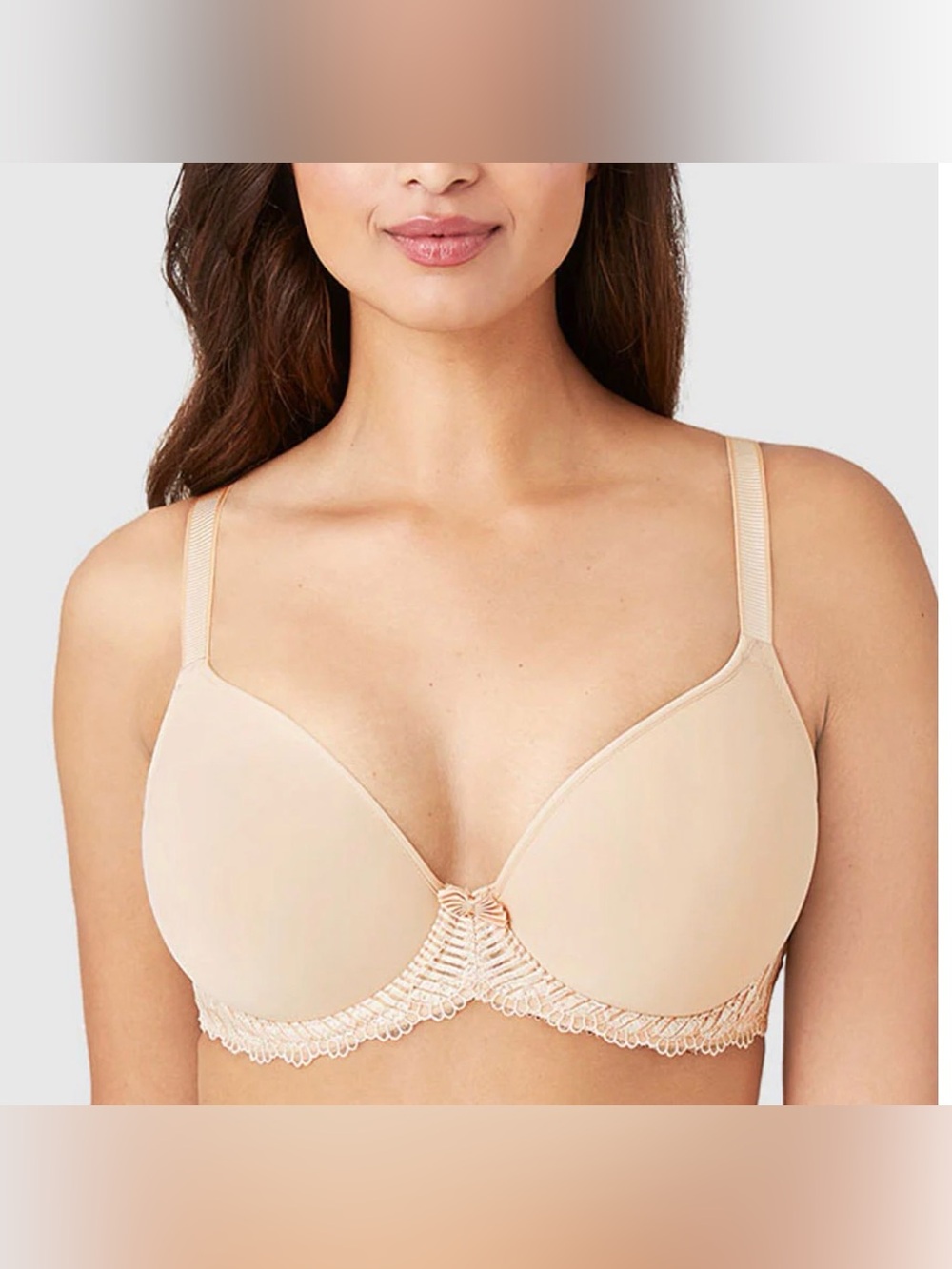 Wacoal 853117 Lined Underwire La Femme Contour T-Shirt Bra 38B Beige Sand